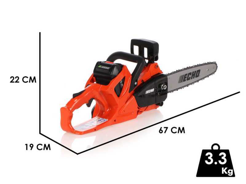 Echo DCS-2500W - Motosega a batteria 56V 2.3Ah - Lama da 25cm 