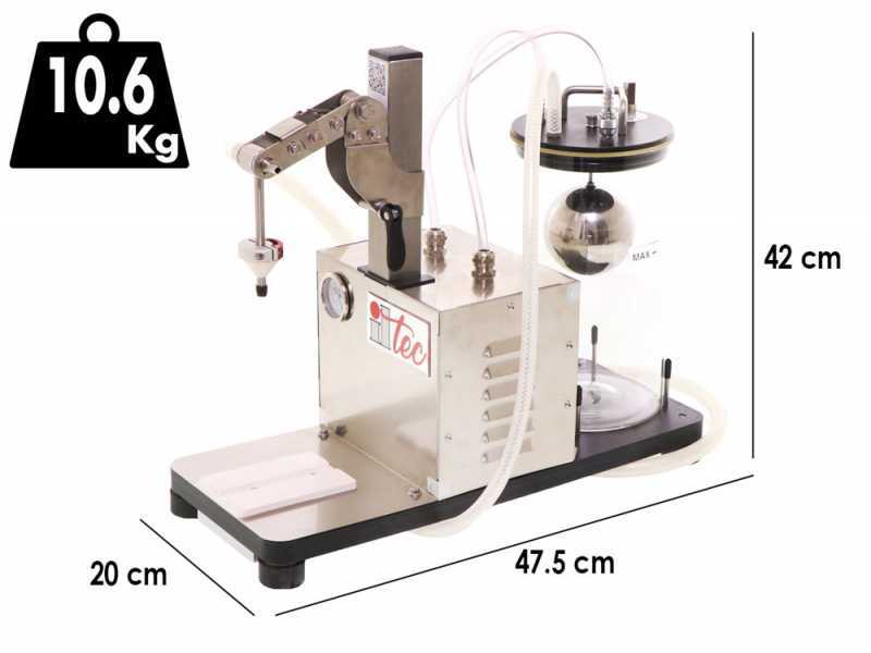 Il-Tec Ultrafiller 1 Mignon - Imbottigliatrice a depressione elettrica con becuccio removibile