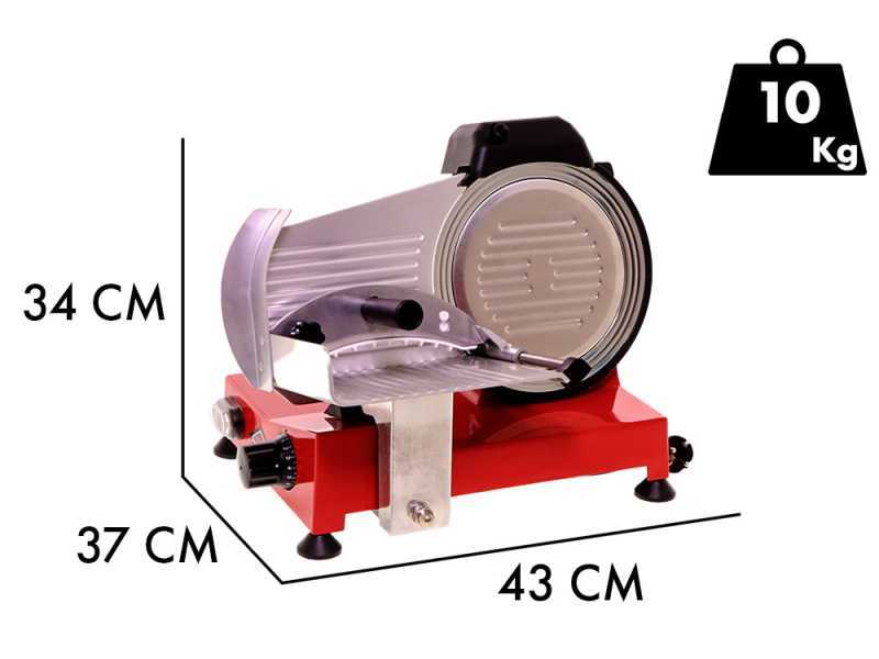 Celme BETA 220 Rossa - Affettatrice con lama in acciaio 220 mm