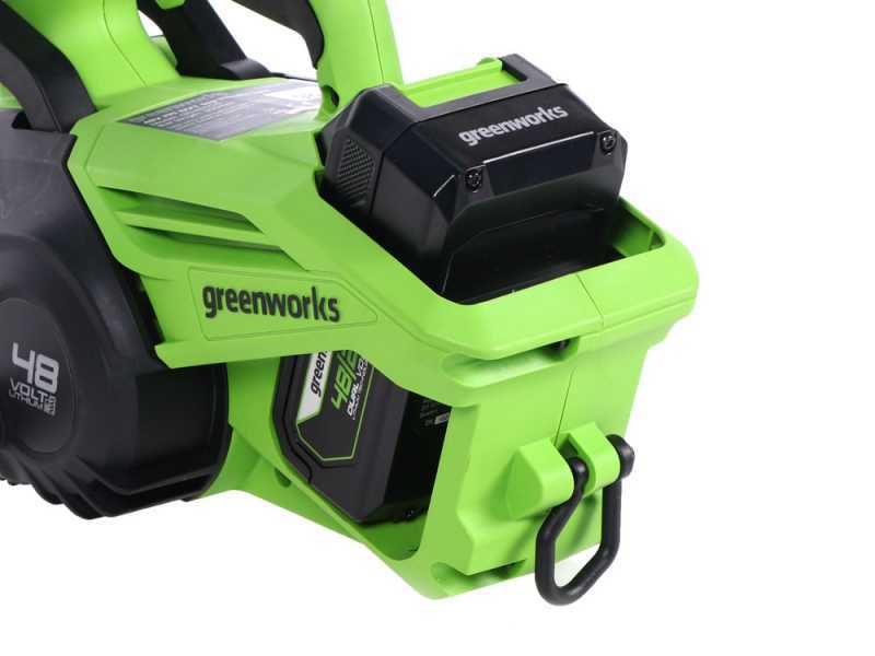 Greenworks GD48TCS - Elettrosega a batteria 48V 2Ah - Lama da 30cm