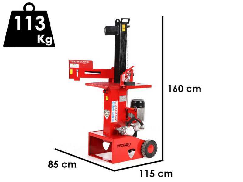 Ceccato Olindo BULL SPLE8T - Spaccalegna elettrico - Verticale - 400V