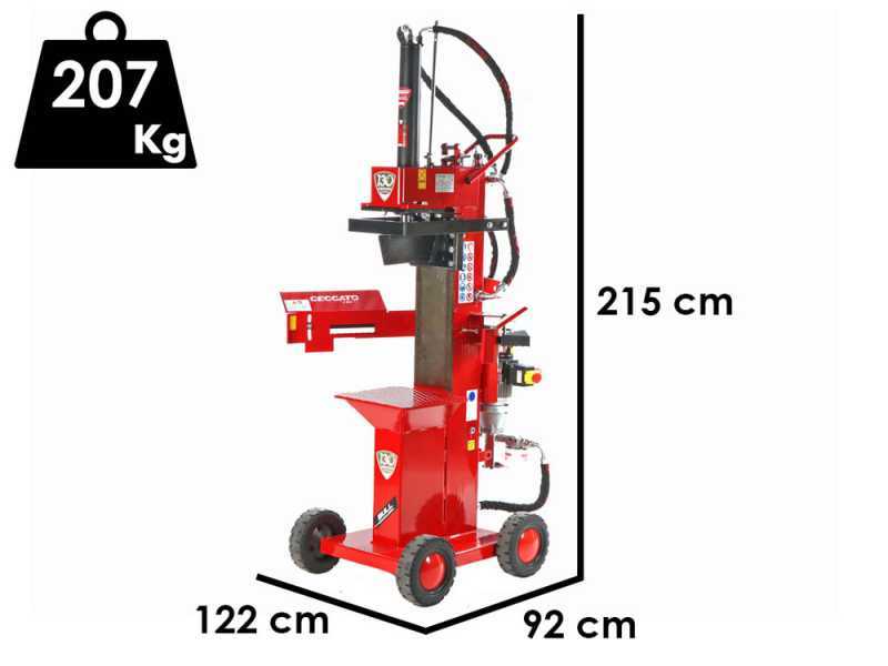 Ceccato Olindo BULL SPLE13R4T - Spaccalegna elettrico - Verticale - 400V