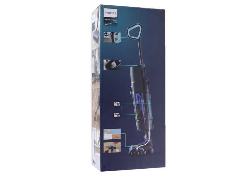 Philips AquaTrio 7000 XW7110/01 - Lavapavimenti a batteria 3 in 1: lava asciuga e aspira