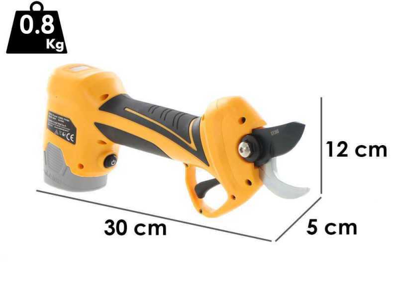 Volpi PV360 - Forbice elettrica da potatura - SENZA BATTERIA E CARICABATTERIA