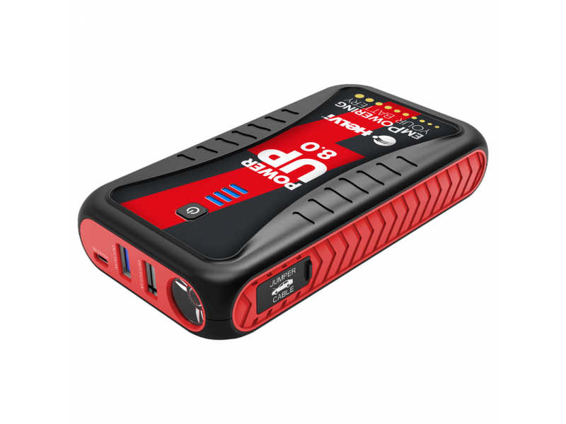 Helvi Power Up 8.0 - Avviatore portatile multifunzione - power bank - 12V