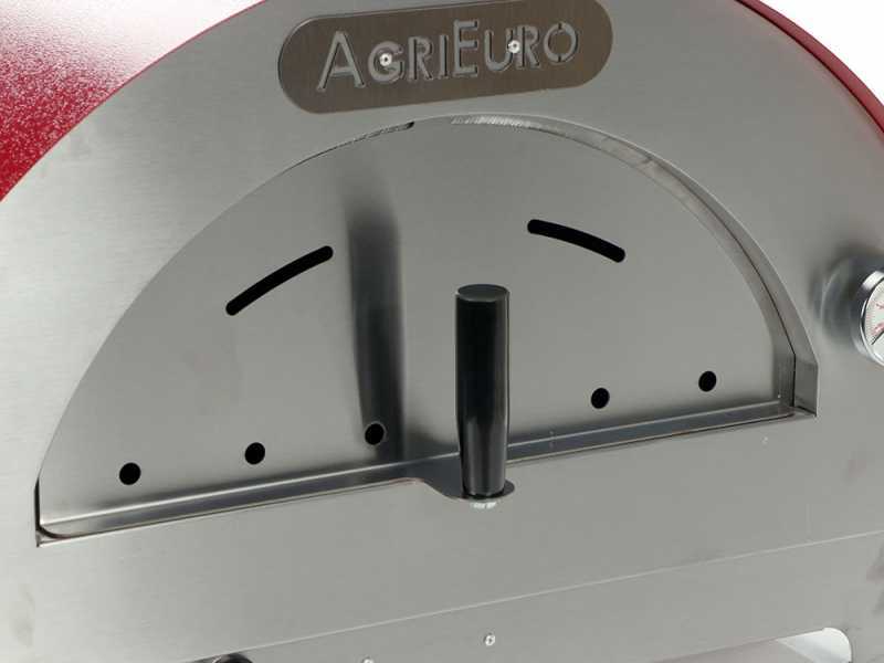 Forno a gas per pizza da esterno Rosso - per 1 pizza