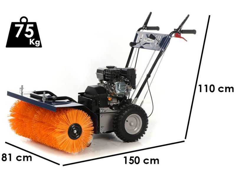 BullMach BM-SS 80 WL - Motospazzatrice multifunzione con avviamento a strappo