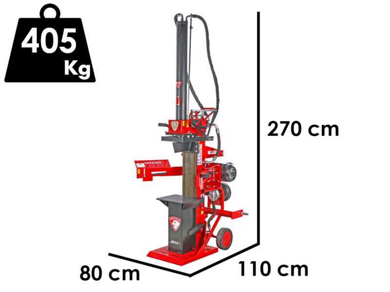 Ceccato Olindo SPLET20 -  Spaccalegna ibrido - Elettrico e a trattore - Verticale