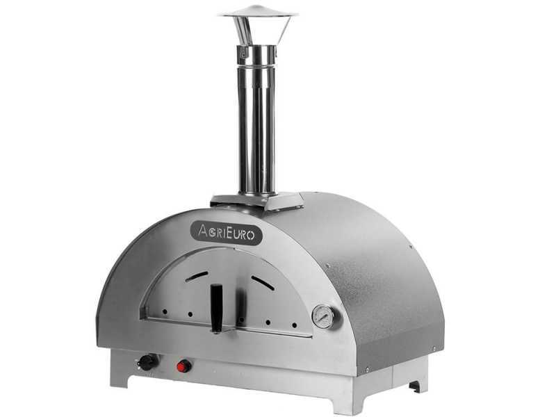 Forno a gas per pizza da esterno Antracite - per 1 pizza