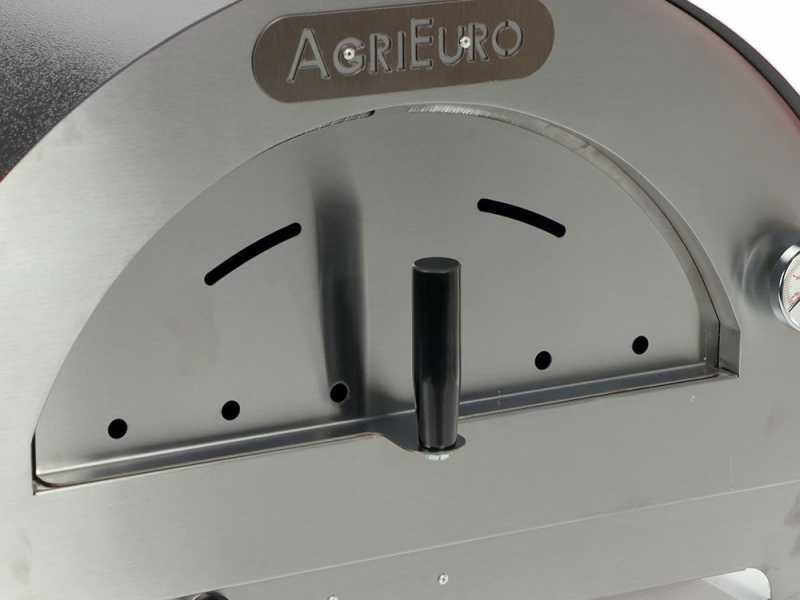 Forno a gas per pizza da esterno Antracite - per 1 pizza