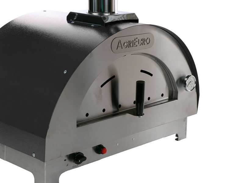 Forno a gas per pizza da esterno Antracite - per 1 pizza