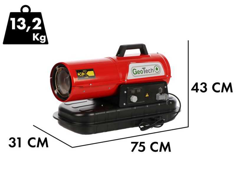 GeoTech DH 1000 - Generatore di aria calda diesel - A combustione diretta