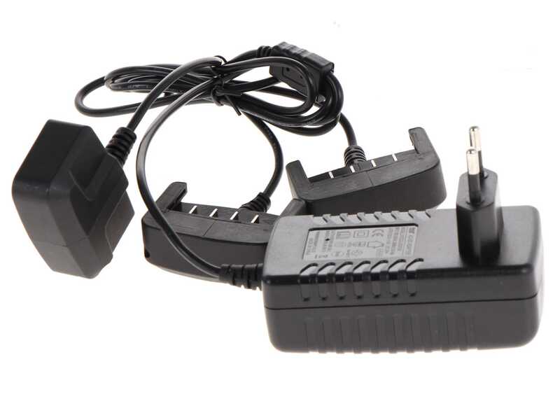 Volpi KV390 - Forbice elettrica da potatura - 2x 21.6V 2.5Ah + Asta di prolunga - Diametro di taglio 40mm