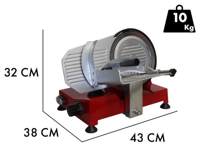 Celme ALFA 220 Rossa - Affettatrice con lama in acciaio 220 m