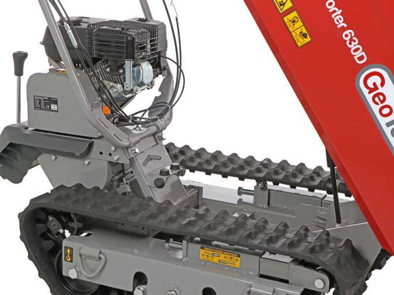 GeoTech-Pro GeoPorter 630D - Motocarriola cingolata dumper 600Kg