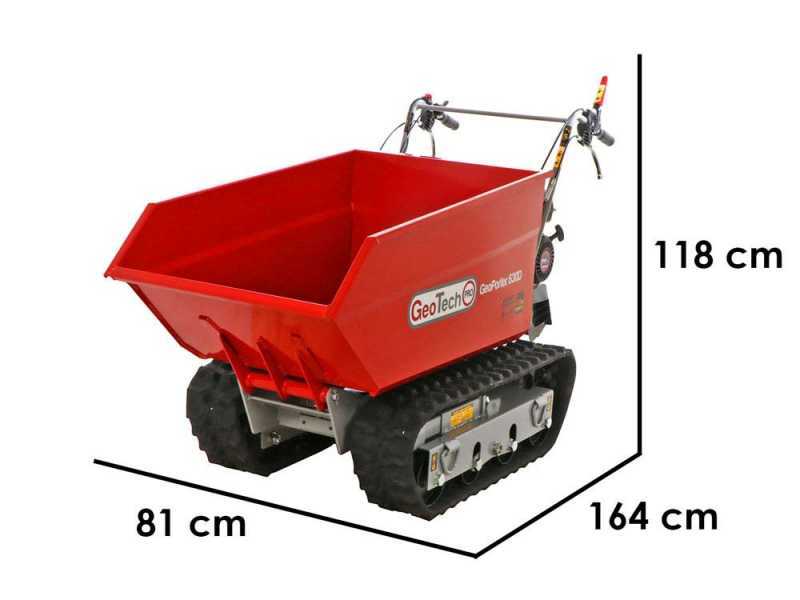 GeoTech-Pro GeoPorter 630D - Motocarriola cingolata dumper 600Kg