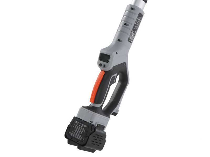 Volpi KVS8000P - Potatore a batteria su asta telescopica con testa reclinabile - 2 x 21.6V 4.0Ah