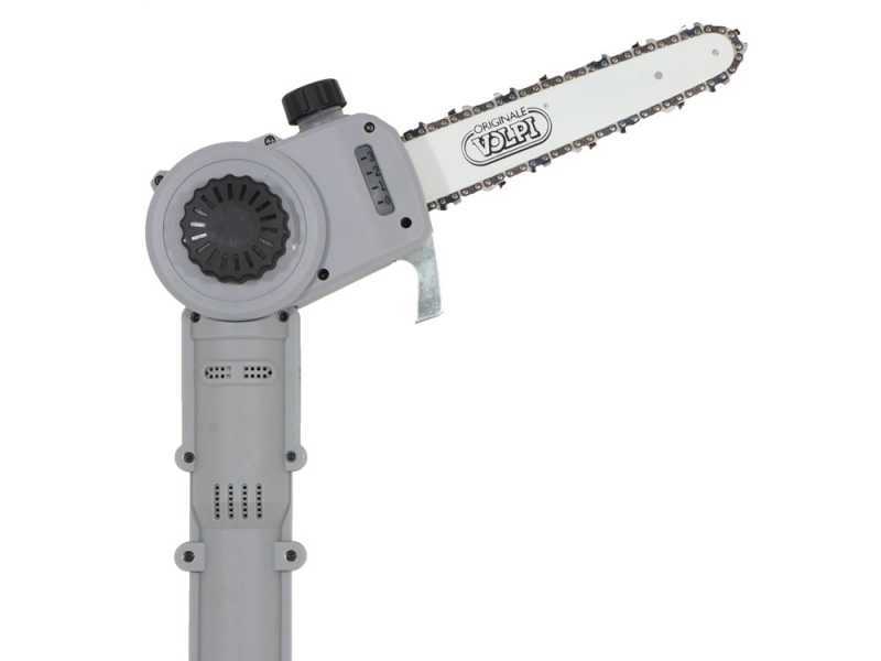 Volpi KVS8000P - Potatore a batteria su asta telescopica con testa reclinabile - 2 x 21.6V 4.0Ah