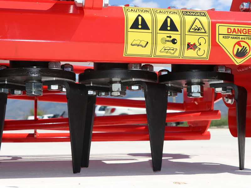 Premium Line RO 136 - Erpice rotante larghezza di lavoro 136 cm - 16 lame - Serie ultra-leggera - Presa di forza antioraria (Rotazione a sinistra)