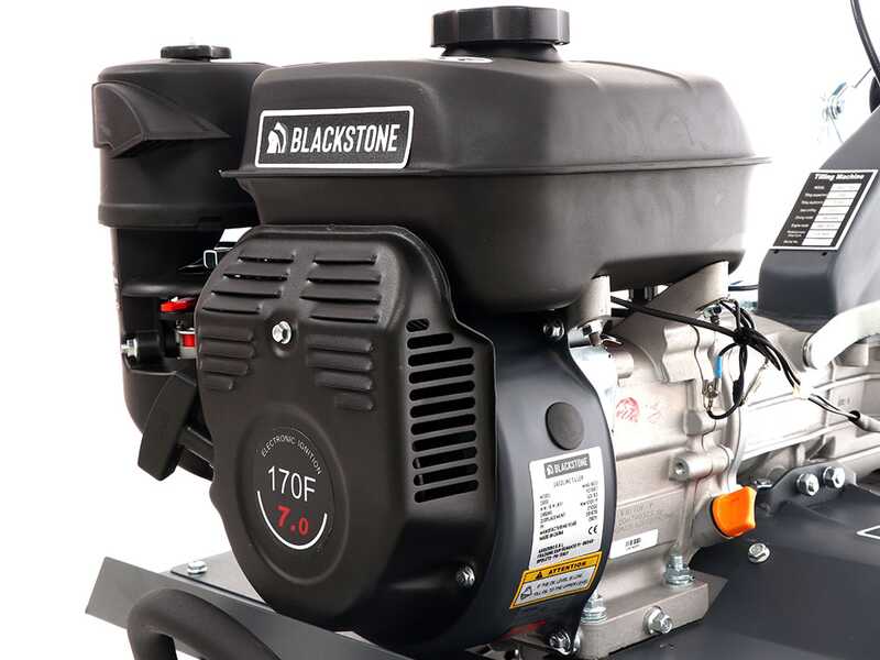 OUTLET - SENZA IMBALLO ORIGINALE - Motozappa BlackStone MHG 1800 con motore a scoppio a benzina da 212cc