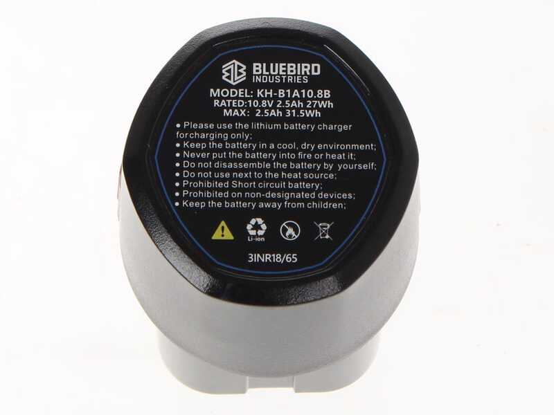 Blue Bird CS 22-04 &amp; PS 23-25 Faster - Kit Potatore a batteria + Forbici elettriche da potatura - 12.6V  2.5Ah