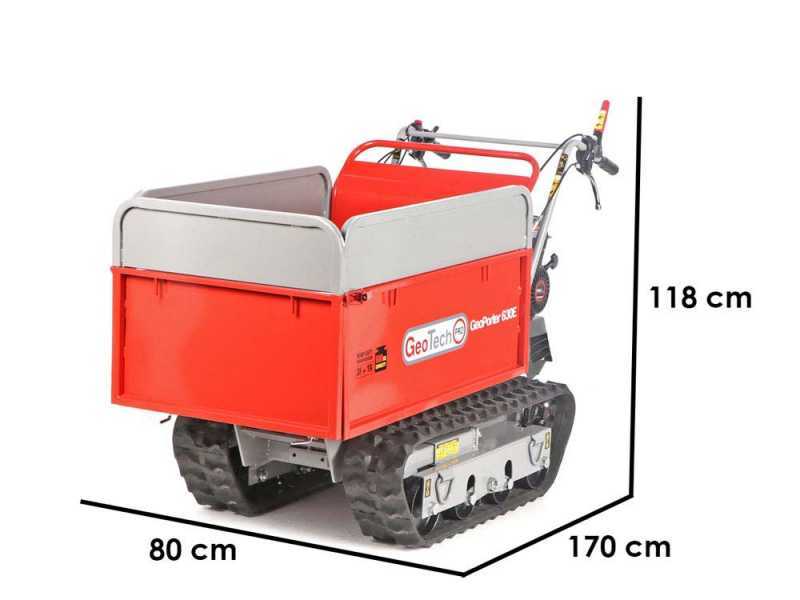 GeoTech-Pro GeoPorter 630E - Motocarriola cingolata estensibile 600Kg