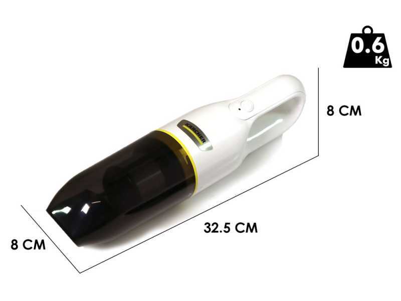 Karcher CVH 2 EU - Aspirabriciole a batteria - 7.2 V 2 Ah