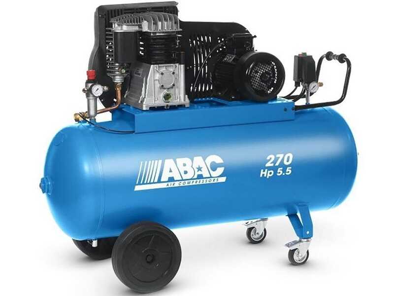 ABAC B5900B 270 CT5,5 - Compressore aria elettrico trifase a cinghia - Motore 5.5 HP - 270 lt