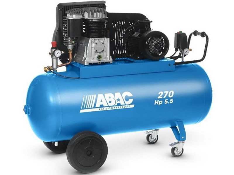 Abac B5900B 270 CT5,5 - Compressore aria trifase professionale a cinghia - 270 lt