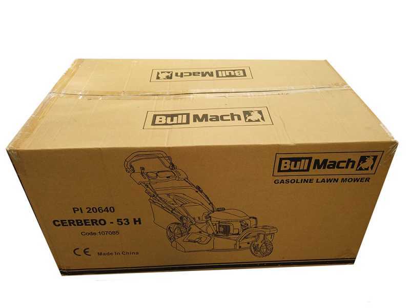 BullMach CERBERO 53 - Tagliaerba a scoppio trazionato - Taglio da 53 cm - 4in1