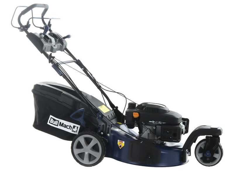 BullMach CERBERO 53 - Tagliaerba a scoppio trazionato - Taglio da 53 cm - 4in1