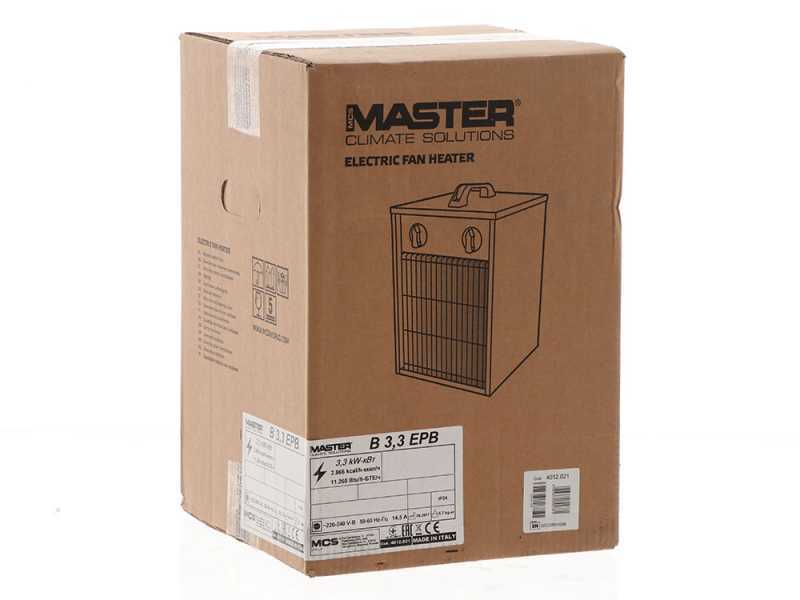 Master B 3.3 EPB - Generatore di aria calda elettrico con ventilatore - 3.3 kw
