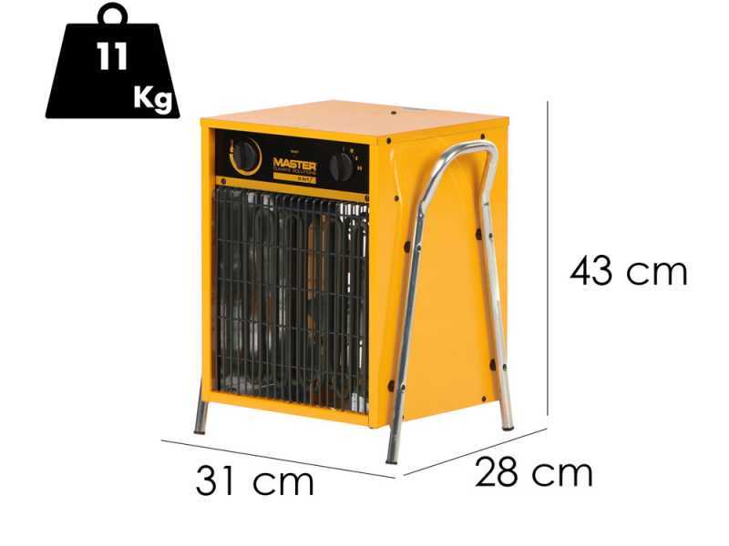 Master B 9 EPB - Generatore di aria calda elettrico con ventilatore - 9 kw