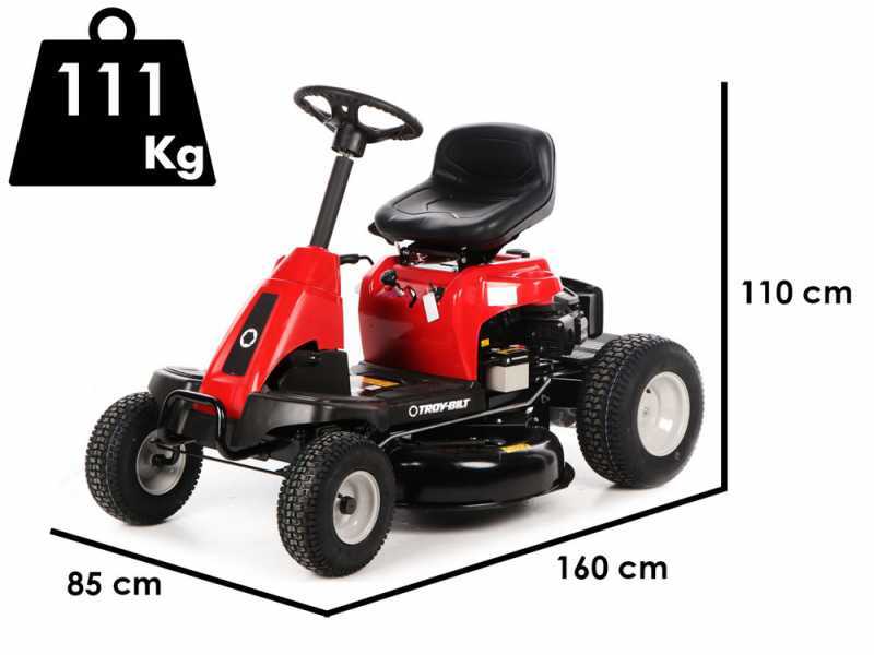 Troy-Bilt TB 60T-S SELECT - Trattorino tagliaerba - con scarico laterale - Motore da 196cc - Avviamento elettrico