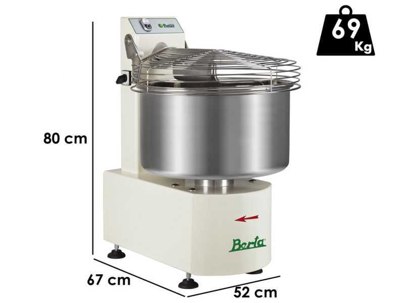 OUTLET - DA ESPOSIZIONE - Impastatrice a gancio Trifase FIMAR BERTA 35 - Vasca 42L - 2 Velocit&agrave; - Basso surriscaldamento impasto