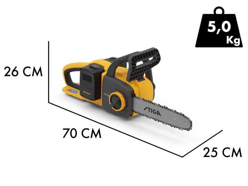 Stiga CS 300e Kit - Elettrosega a batteria 2 x 20V 4Ah - Lama da 30cm