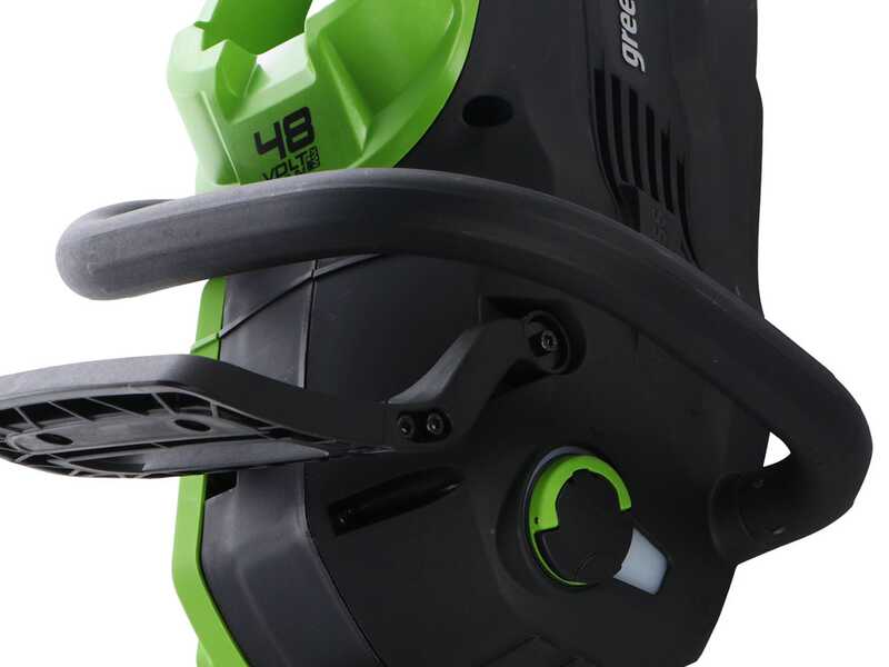 Greenworks GD48CS36K4 - Elettrosega a batteria 48V 4Ah - Lama da 36cm