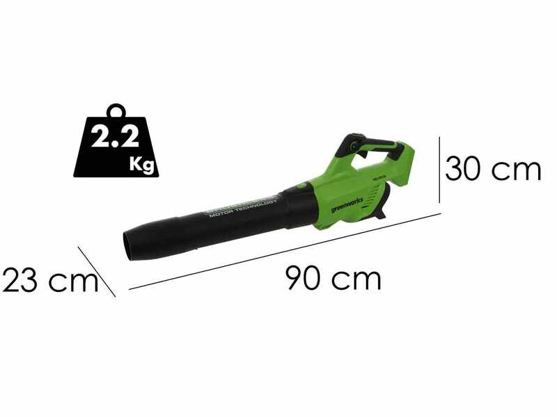 Greenworks GD40AB - Soffiatore assiale a batteria 40V 4Ah