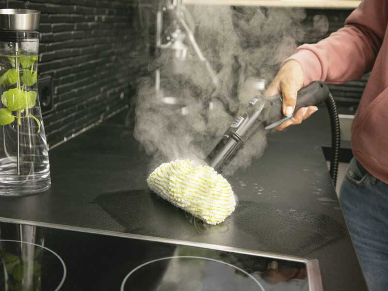 Karcher SC 4 EasyFix - Pulitore a vapore - vapore non stop, serbatoio estraibile ricaricabile