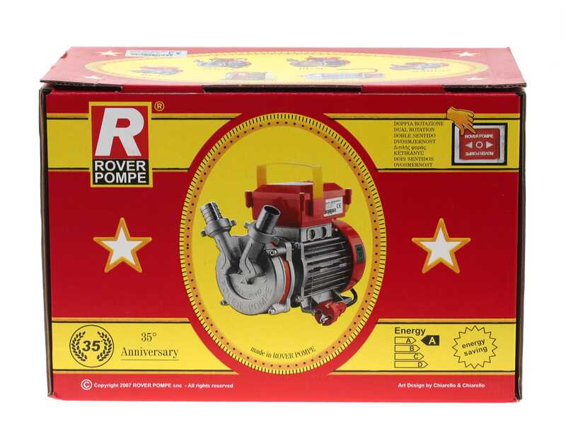 Rover Novax 30-M - Pompa elettrica da travaso in lega antiossidante - Monofase - 230V