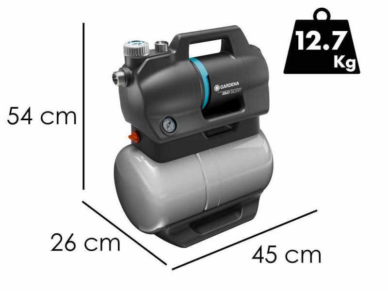 Gardena 3800 Silent - Pompa Autoclave - 600 W - 3.800 L/h