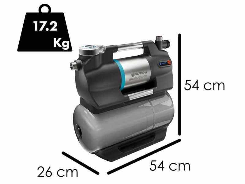 Gardena 6300 SilentComfort - Pompa Autoclave - Controllo via Bluetooth 1050 W - 6.300 L/h