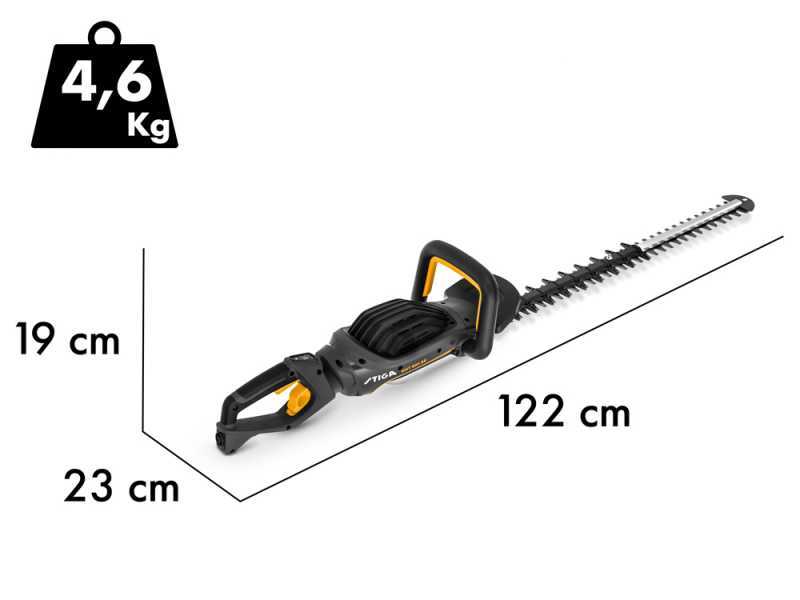 Stiga SHT 900 AE - Tagliasiepi a batteria con lama da 82 cm - SENZA BATTERIA E CARICABATTERIA