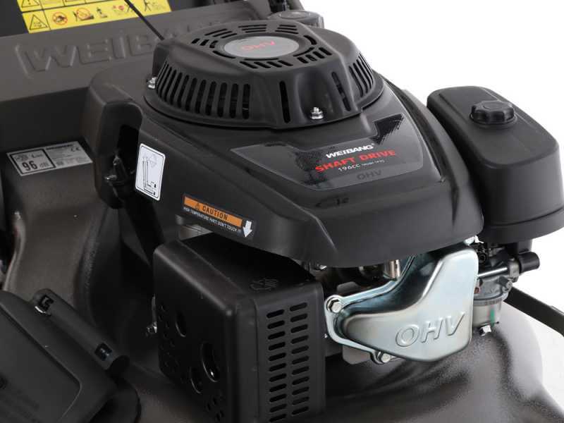 Weibang WBMWB507SCV3 - Tagliaerba trazionato a scoppio - 4in1 - Motore da 196cc