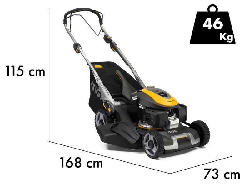 Stiga Twinclip 955 V - Tagliaerba a scoppio trazionato - Motore Honda GCVx 170 - 167 cc