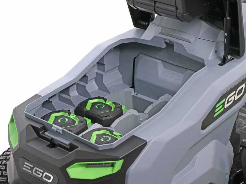 EGO TR 3801 E - B - Trattorino tagliaerba a batteria con cesto - 56V - 40Ah