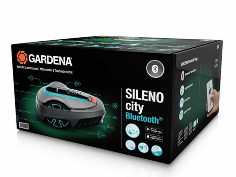 Gardena Smart SILENO City 250 - Robot rasaerba - Gestione con Gardena Smart App - Larghezza di taglio 16 cm