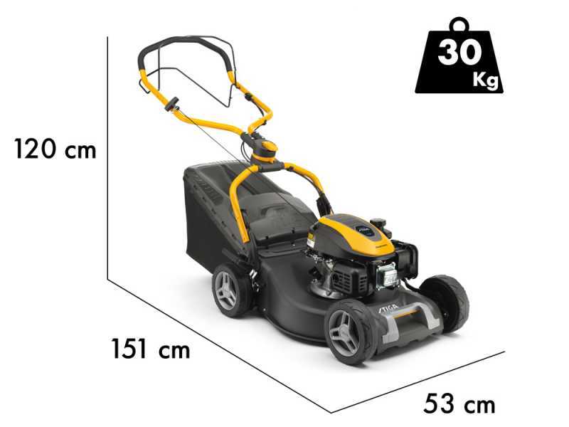 Stiga Combi 548 S - Tagliaerba a scoppio trazionato  - 3 in 1 - Motore ST 140