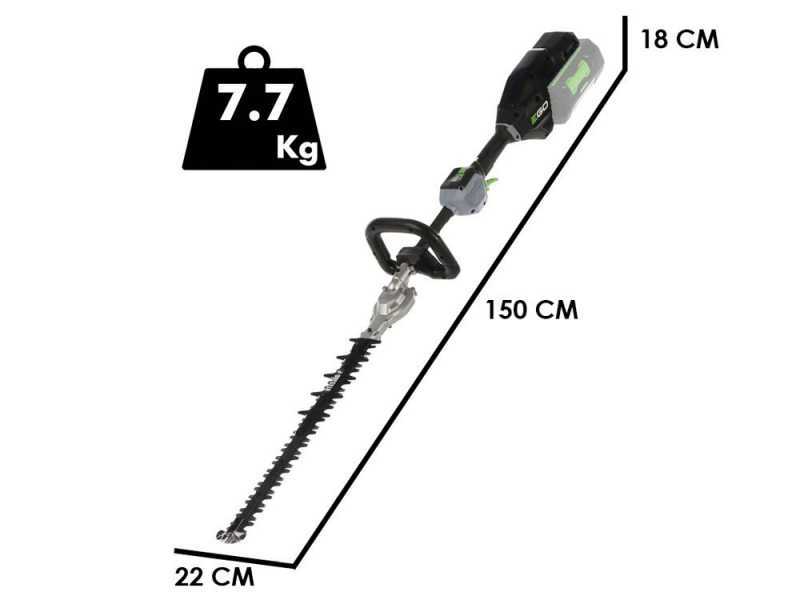 EGO HTX5300-P - Tagliasiepi a batteria 56V/4Ah brushless - Lama da 53 cm