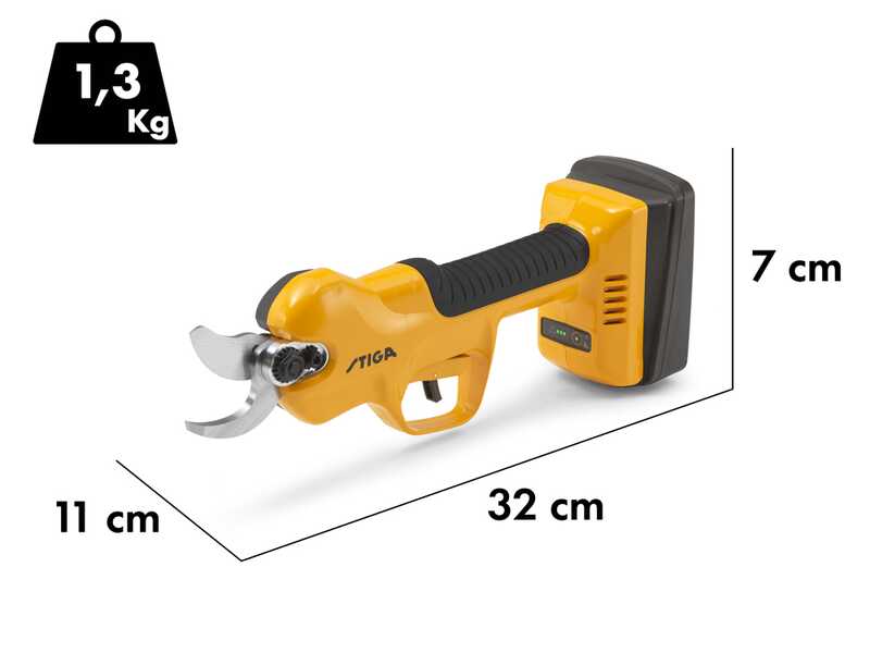 Stiga SC 100e Kit - Forbice elettrica da potatura - 20V/2Ah